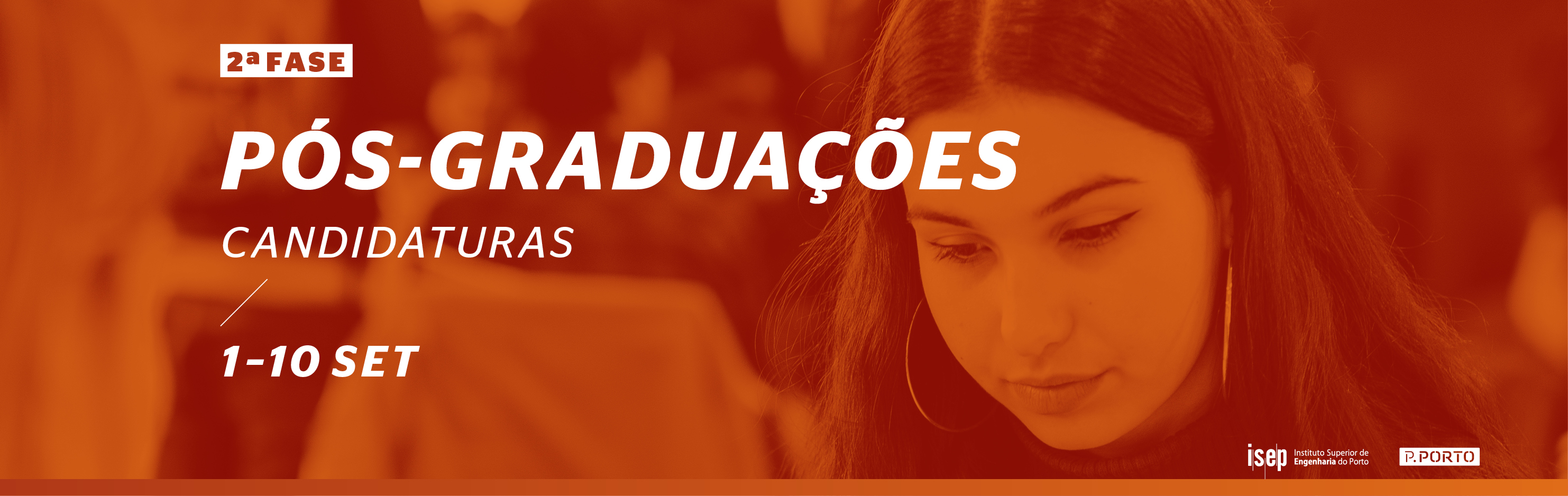2.ª fase: Candidaturas a cursos de pós-graduação