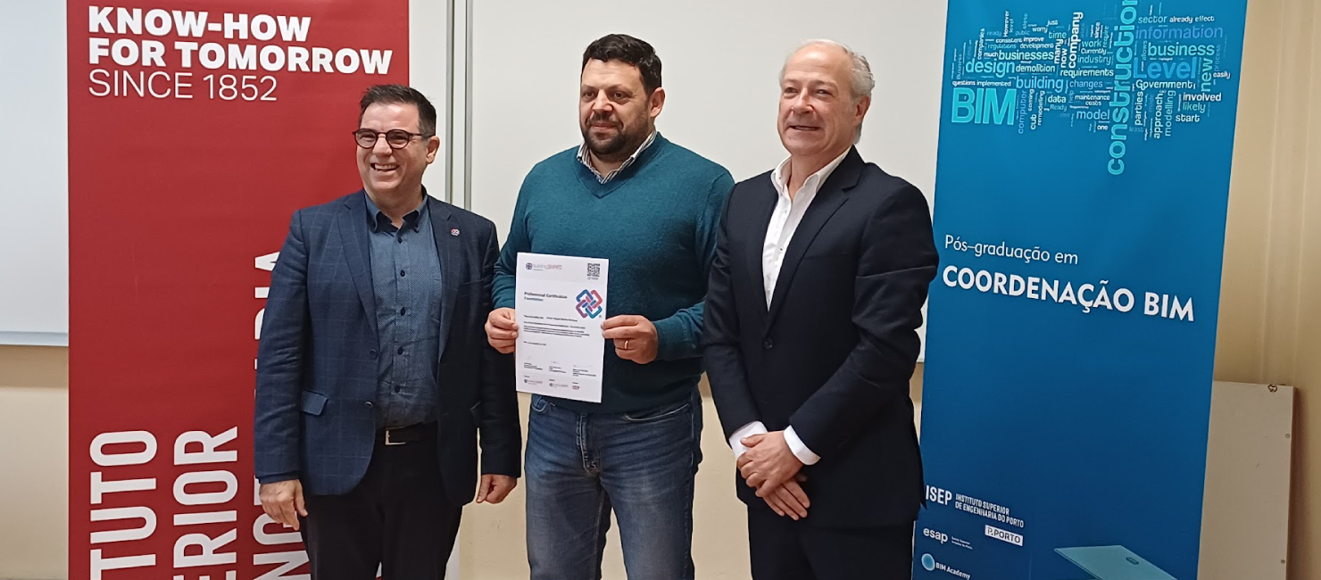 ISEP acolhe exame de certificação profissional "Foundation" da buildingSMART