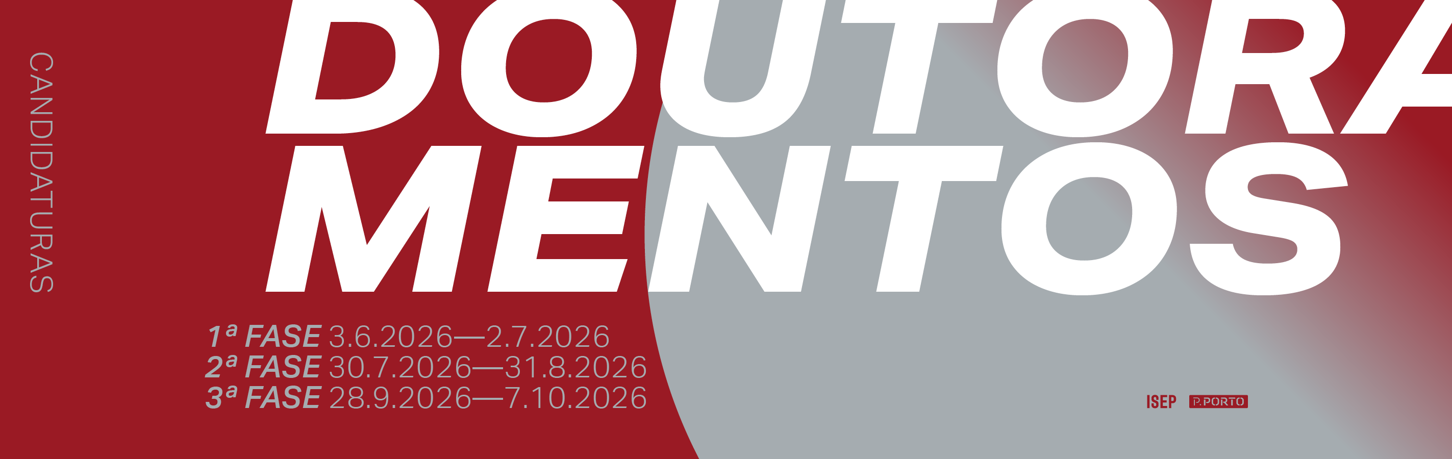 Candidaturas aos Doutoramentos do ISEP