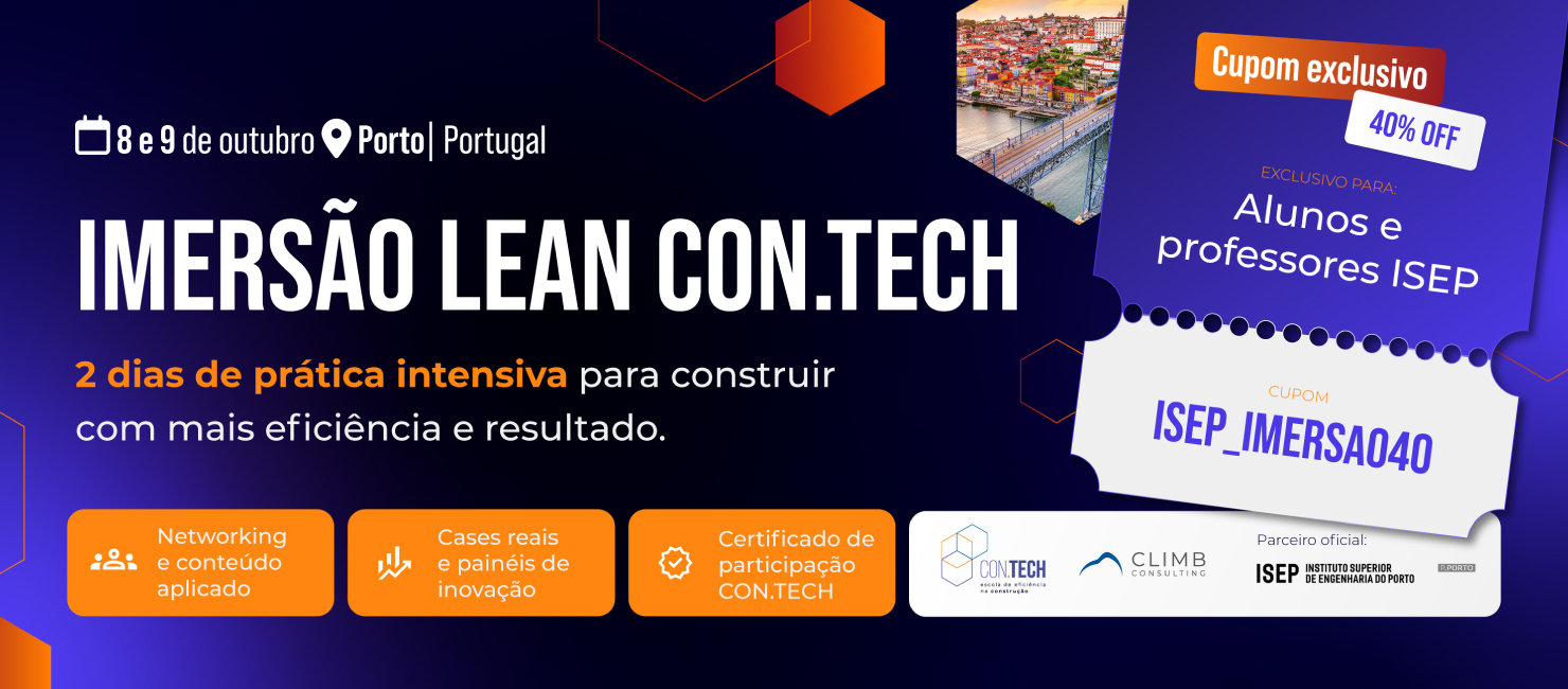 Evento "Imersão Lean Construction" no ISEP