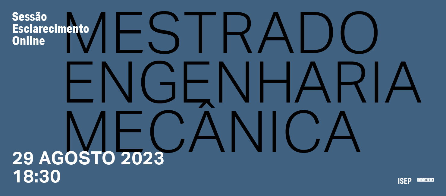 Mestrado Engenharia Mecânica promove sessão de esclarecimentos