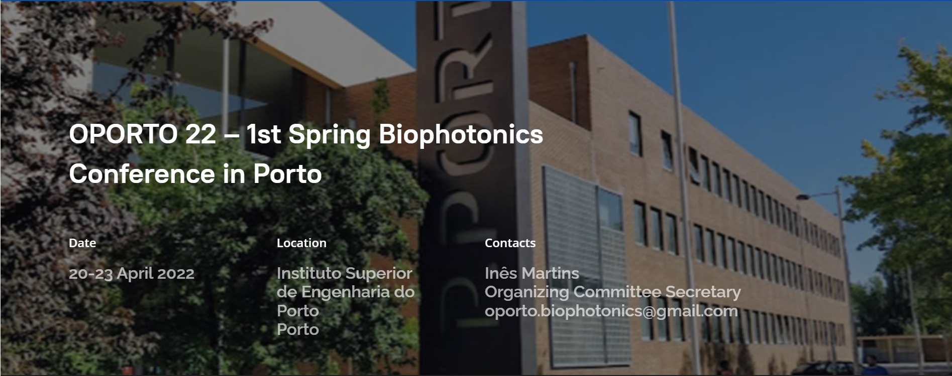 1st Spring Biophotonics Conference