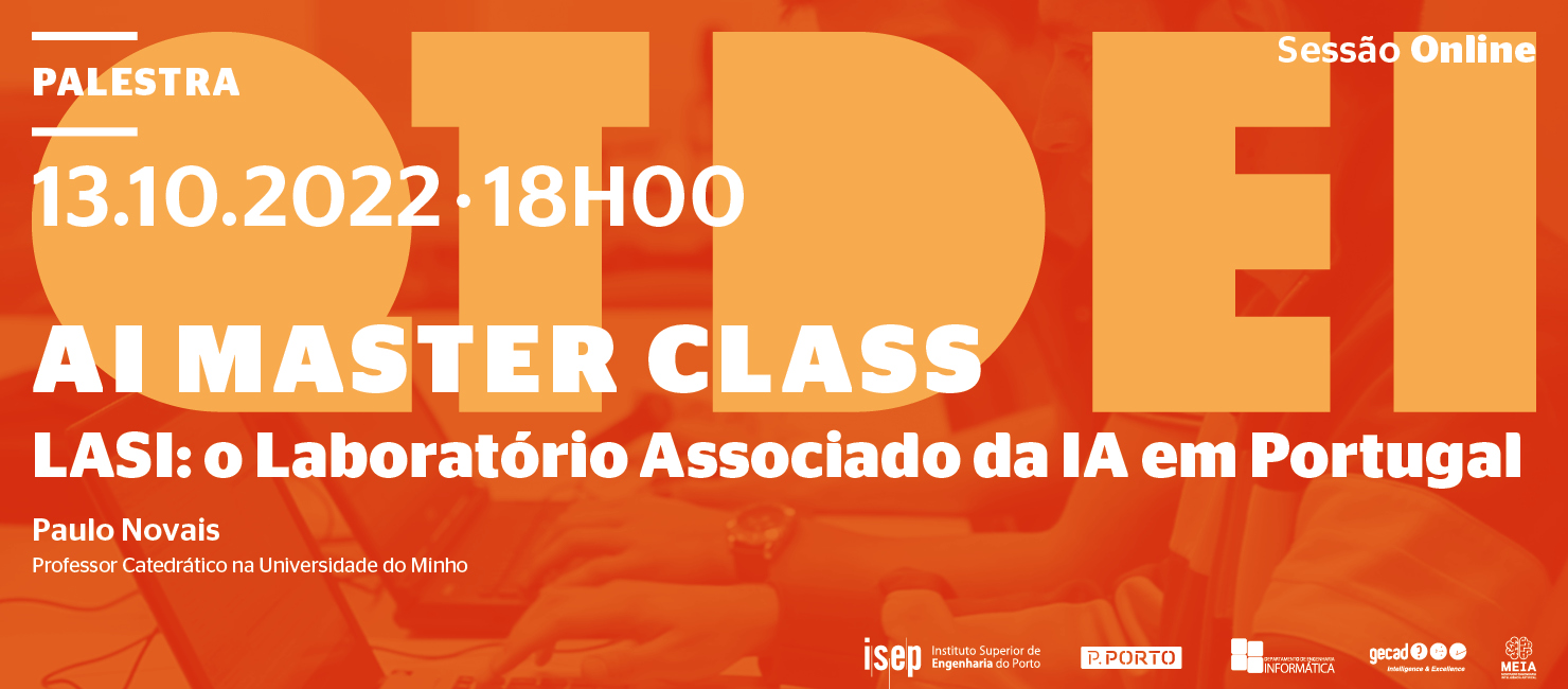 Evento online QTDEI: AI Master Class LASI