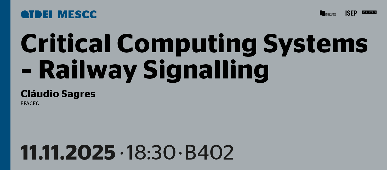 QTDEI: Critical Computing Systems - Railway Signalling