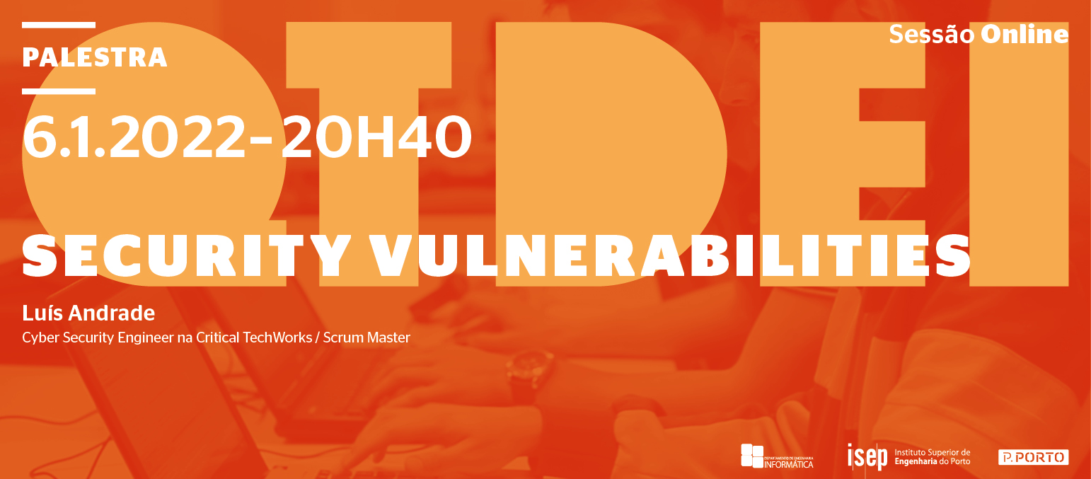 Palestra QTDEI «Security Vulnerabilities»