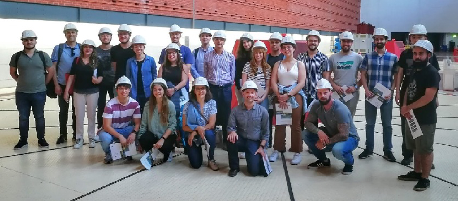 Estudantes ISEP visitam Central Solar Flutuante Alqueva